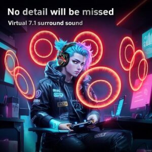USB Headset with 7.1 Surround Sound