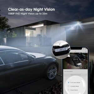 25m Colorful Night Vision Wireless WiFi Wired CCTV Camera