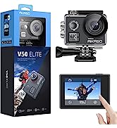 AKASO V50 X Action Camera, Native 4K Wifi Underwater 40M EIS Anti-Shake Cam with Touch Screen, Re...