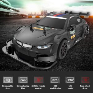 40km/h RC Drift Car 1/16 2.4GHz 4WD Replaceable Tires