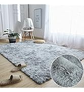 Calore Area Rugs Fluffy Living Room Rugs Shaggy Area Rug Bedroom Plush Carpet Rug Large Soft Kids...