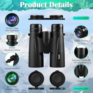 Compact Binoculars for Bird Watching with Clear Vision