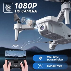 Foldable Nano RC Quadcopter with 1080P HD Video for Adults Beginners