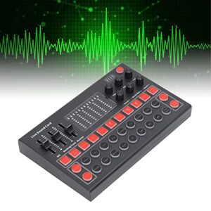 Live Soundboard Noise Reduction Easy To Use LED Display with Battery for Recording for Gaming