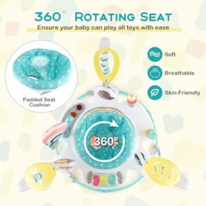 Height Adjustable Infant Activity Center with 360° Rotary Seat