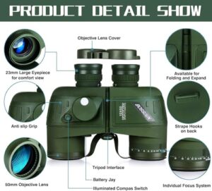 Super Bright High Power Binoculars with Large view
