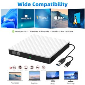 Portable CD DVD Player Burner Reader Writer