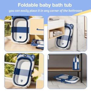 Baby Bath Tub with Thermometer for Temperature Sensing
