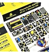 KEYESTUDIO Inventor Starter Kit for Arduino ESP32, Hardware Comes Pre-connected, Easy to Get Star...