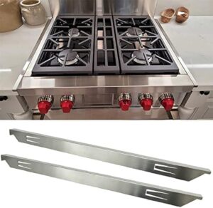 2PCS 58.4cm Integrated Stove Gap Clip Gap Cover Oven Gap Filler For Kitchen Between Stove Edge