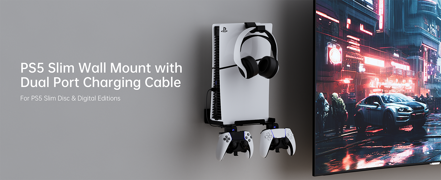 PS5 Slim wall mount