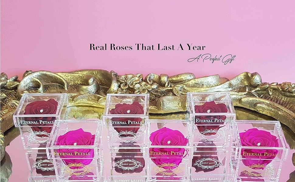 modern gift rose box gift for women red roses unique valentines day gift Christmas gift special