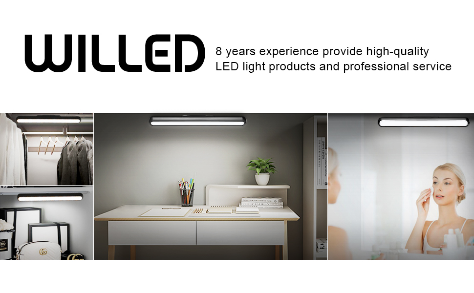 Willed touch light bar