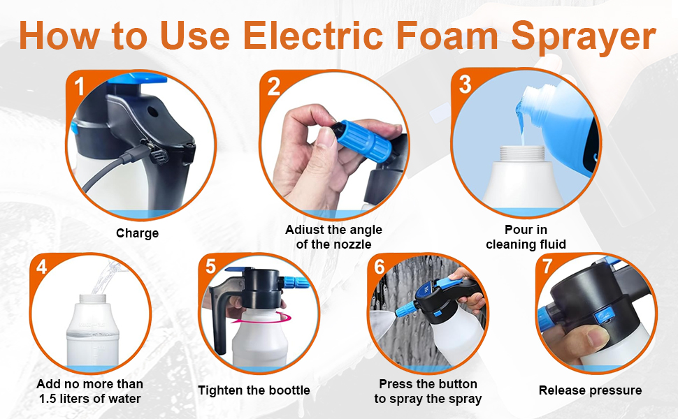 Electric Car Foam Sprayer
