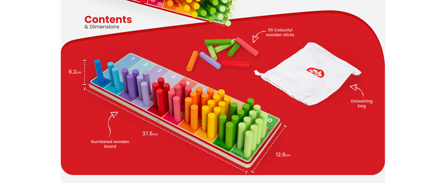 36009 - Rainbow Counting Sticks