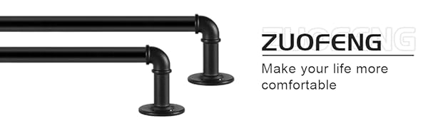 Black Curtain Poles for Eyelet Curtains