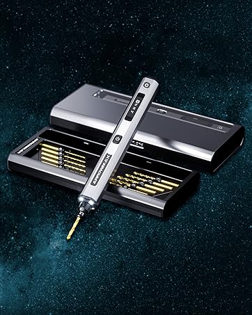 ARROWMAX Electric Engraving Pen, Polishing Pen with 42 Bits, Aluminum Case, Smart Motion Control,...