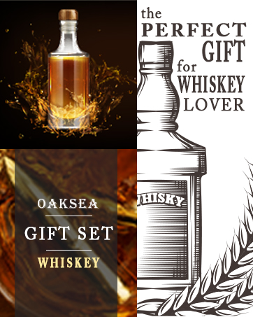 Whiskey Christmas Mens Gift Set with 6 Pcs Stones and Bag, Whisky Stones Gifts for Men Him Husban...