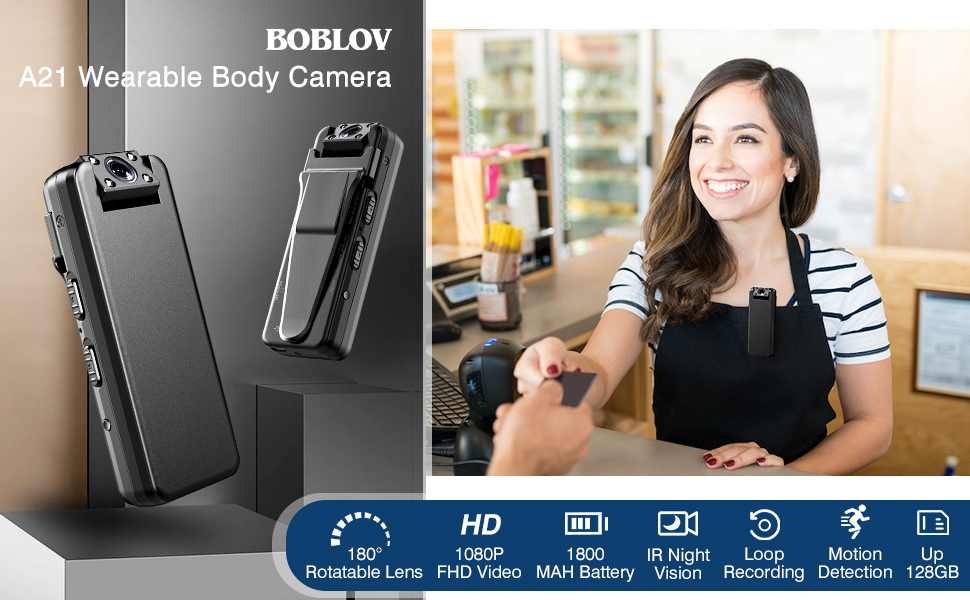 Boblov A21 Body camera