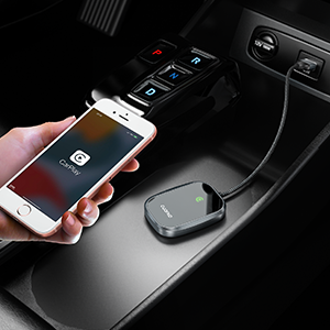 cuarko carplay wireless adapter use premium material instead of plastic.