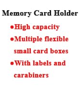 Kiorafoto SD Card Case with 36 Pack Individual Clear Plastic Memory Card Holders for 36 SD SDXC S...