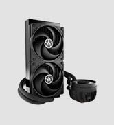 ARCTIC Freezer 36 A-RGB- Single-tower CPU cooler with push-pull, two pressure-optimised 120 mm P ...