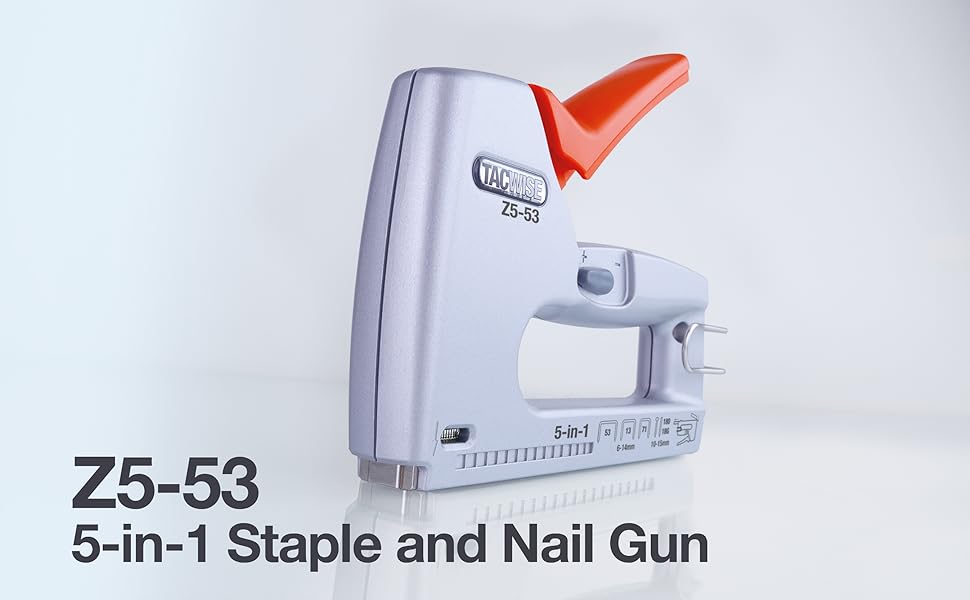 1765 Z5-53 Heavy Duty 5-in-1 Metal Staple / Nail Gun
