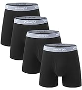wirarpa Mens Mirco Modal Underwear Trunks Soft Boxer Shorts Gents Microfibre Underpants Multipack
