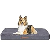 Geegoos Large Dog Bed, Memory Foam Dog Bed with Washable Removable Cover,Orthopedic Dog Bed for L...