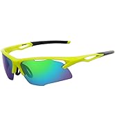ICECUBE Verano Polarized Sports Sunglasses with Anti-Slip Function Adjustable Nose Pad and Lightw...