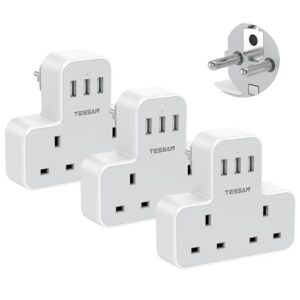 TESSAN Grounded EU Travel Plug