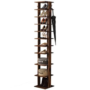 10-Tier Wood Shoe Shelf