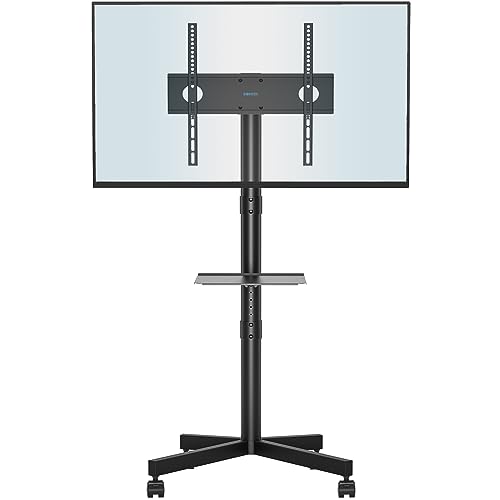 Portable TV Stand with Laptop Shelf