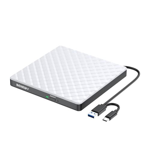 Slim Optical CD ROM Drive for Laptop PC Desktop Linux Mac OS Macbook Air Pro Windows 11/10/8.1/7