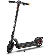 SHARP EM-KS3AEU-B E Scooter, Adult Electric Scooter, Foldable E-Scooter, Kick Scooter with LED Li...