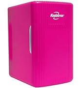 Koolatron Mini Fridge 8 Can Portable Cooler/Warmer, 12V Personal Small Fridge for Bedrooms, Car, ...