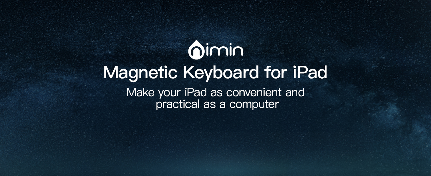 nimin Magnetic Keyboard for iPad Pro 11-inch and iPad Air 4/5th