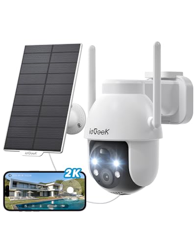 360° Pan Battery Camera with Solar Panel