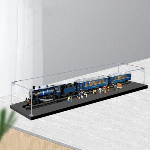 for Lego 21344 Orient Express Building Block Model Transparent Storage Dust Cover (Building Blocks Not Included