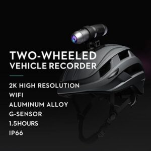 Motorcycle Cycle Camera with Loop Recording Waterproof Front Rear Video Recorder Sports Action Camera