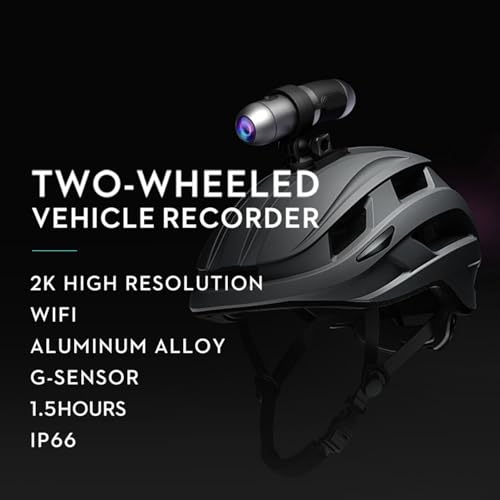 Motorcycle Cycle Camera with Loop Recording Waterproof Front Rear Video Recorder Sports Action Camera