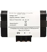 2PCs 2600mAh Replacement Batteries for Motorola DP3401 DP3400 XPR6350 XPR6300 Two Way Radio, 2 Wa...