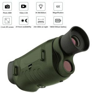 8x Digital Zoom for Night Hunting