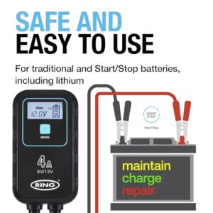 6V & 12V Battery Maintainer - 9 Stage Charger for AGM