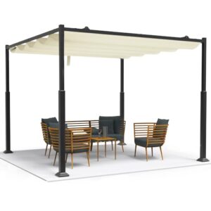Gazebo with Sun Shade Canopy for Garden Patio Outdoor