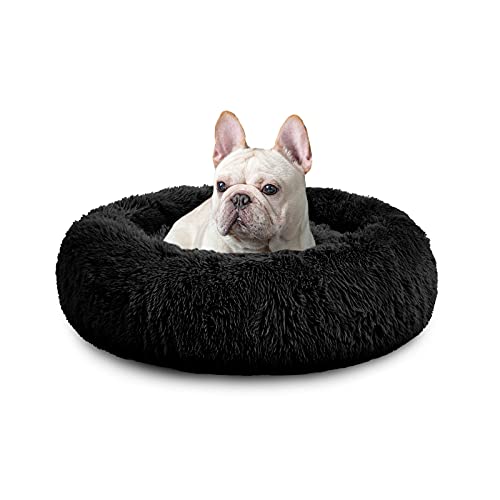 Round Fluffy Plush Dog Bed for Large Medium Small Dogs (L/XL/XXL/XXXL)