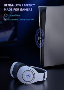 Wireless Gaming Headset for PS5/PS4 /PC/MAC