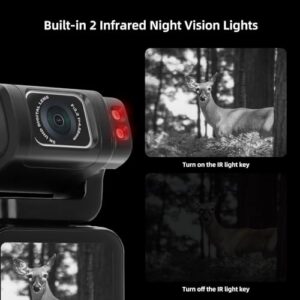 Vlogging Camera with 3.5'' Rotatable Touchscreen & 5K/30fps Video