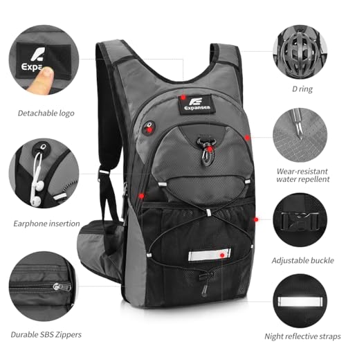 Lightweight Insulation Hydration Pack with 3L Water Bladder