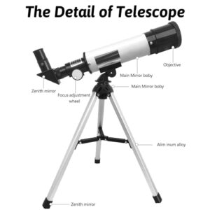 Adjustable Tripod Portable Scope for Adult with Eyepiece